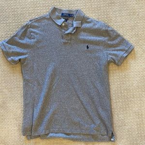 Gray Ralph Lauren polo (large slim fit)